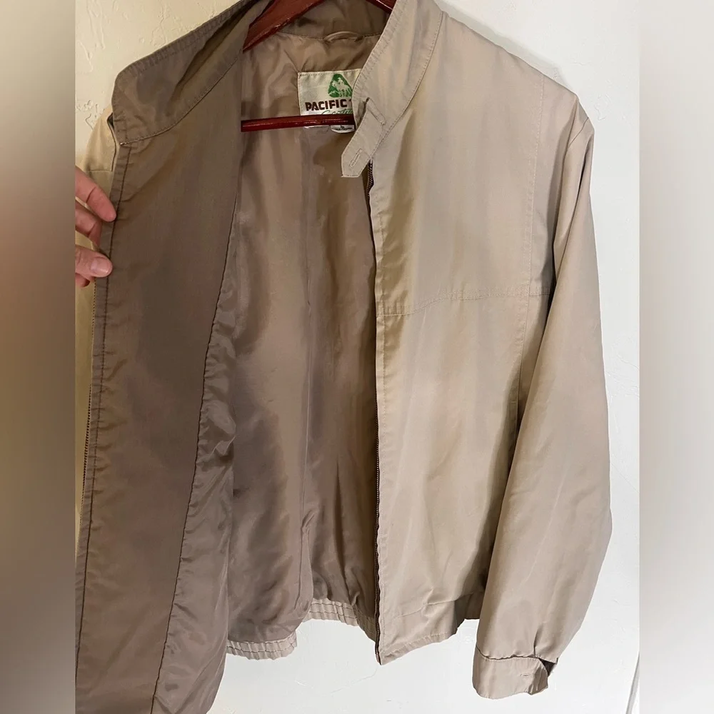 Vintage Pacific Trail Beige Sportswear‎ Jacket Men's Large